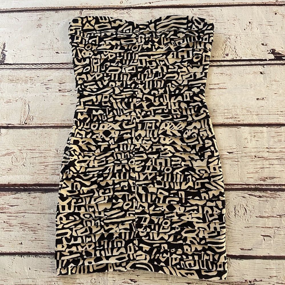 Silence + Noise Mini Dress Strapless Size Small Women's